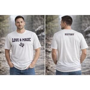 ADIDAS ULTIMATE TEE Unisex Adult Texas ATM Aggies White T-shirt Size LARGE